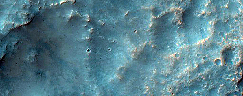 Terrain East of Columbus Crater