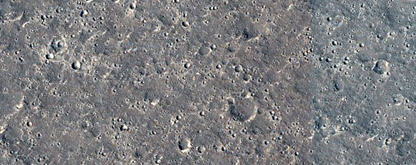 Candidate Recent Impact Site