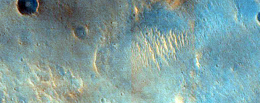 Light-Toned Materials at Maumee Valles Headwaters