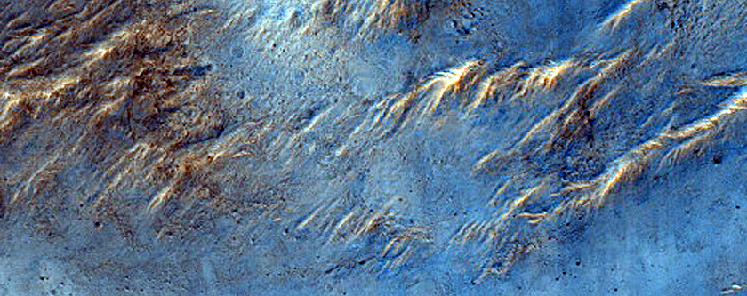 Impact Crater with Central Peak