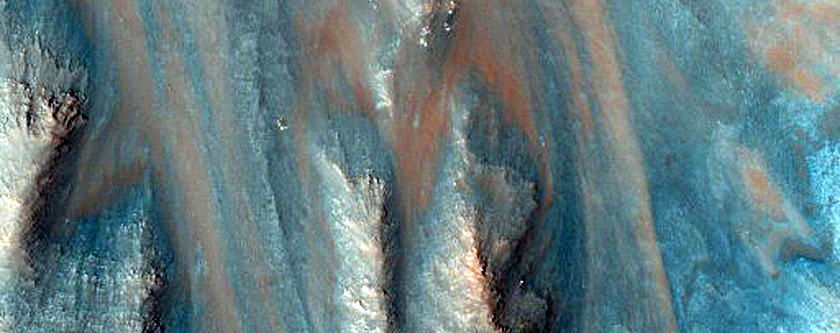 Steep Slopes in West Melas Chasma