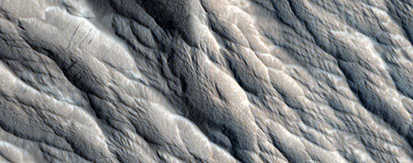 Terrain South of Olympus Mons