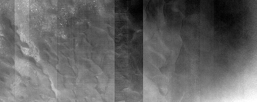 Dune Monitoring in Crater