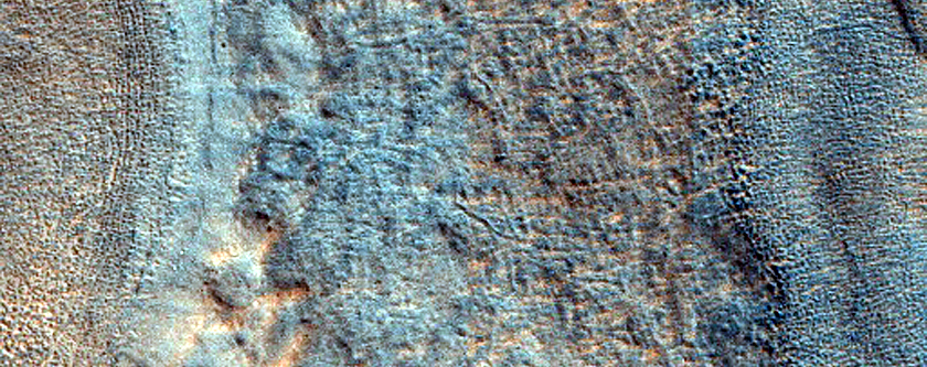Pedestal Crater in Western Utopia Planitia