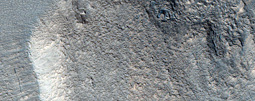 Variety of Surface Features in Ismeniae Fossae