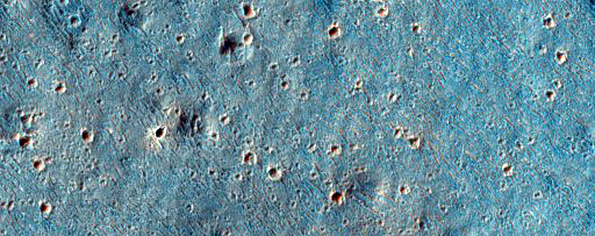Terrain West of Dollfus Crater