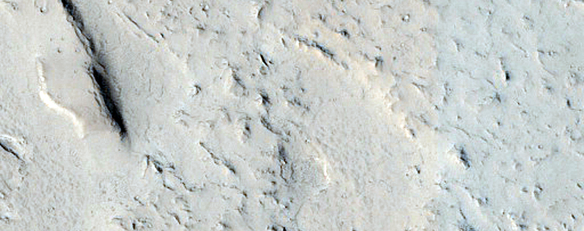 Terrain Sample in Medusae Fossae