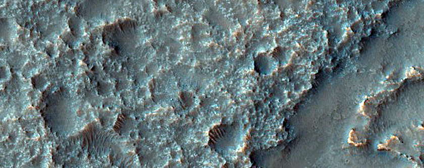 Inverted Channel in Noachis Terra