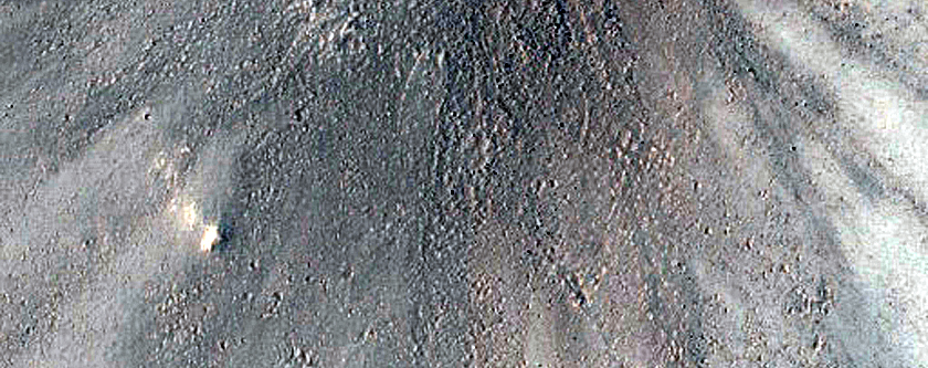 Very Recent Small Impact Site