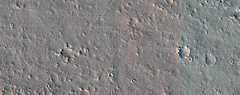 Candidate Recent Impact Site