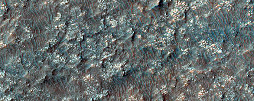 Inverted Crater in Noachis Terra