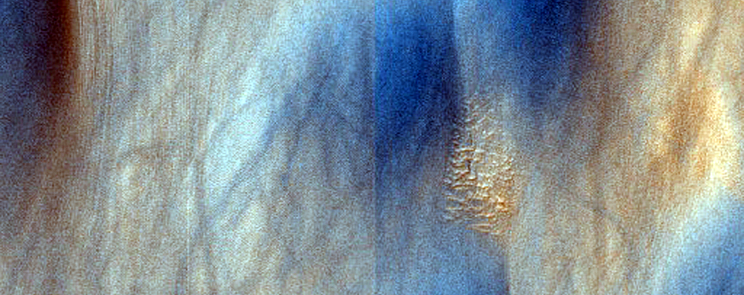 Sand Dunes in Hooke Crater
