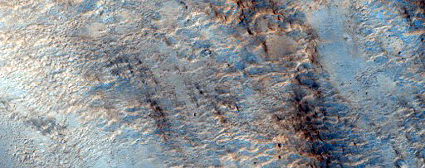 Infilled Crater Wall Texture