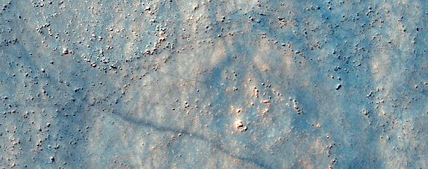 Terrain Southeast of Russell Crater