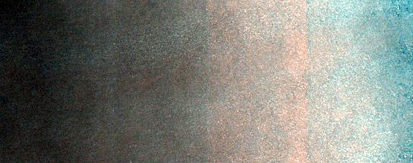 Altered Butte in Acidalia Planitia