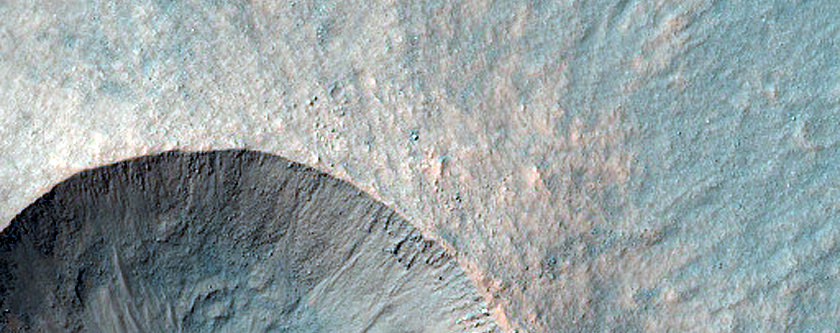 Fresh Infrared-Distinct Crater