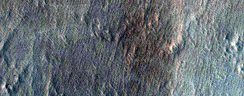 Channel on Arsia Mons Flank