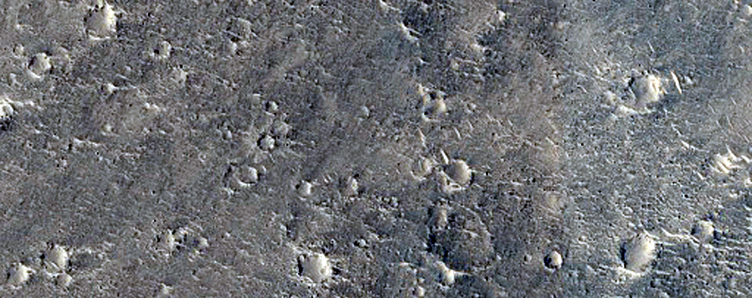 Terrain Southeast of Licus Vallis