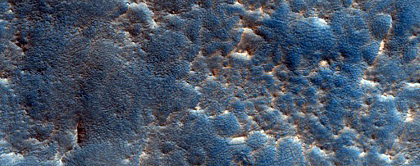 Valleys and Terrain North of Tinjar Valles