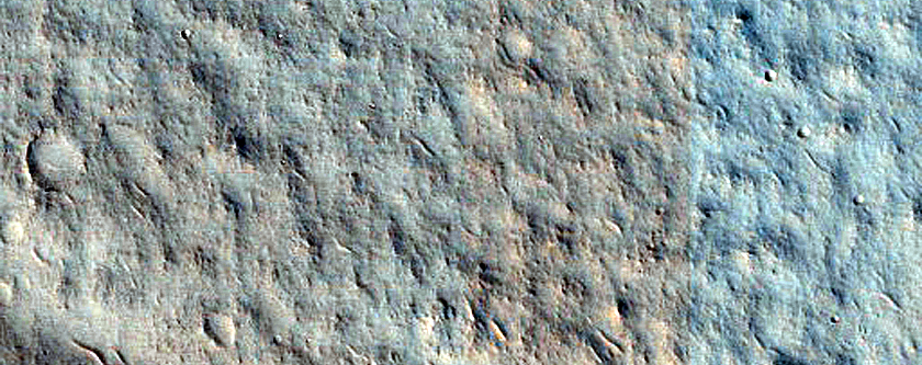 Landforms in Utopia Planitia