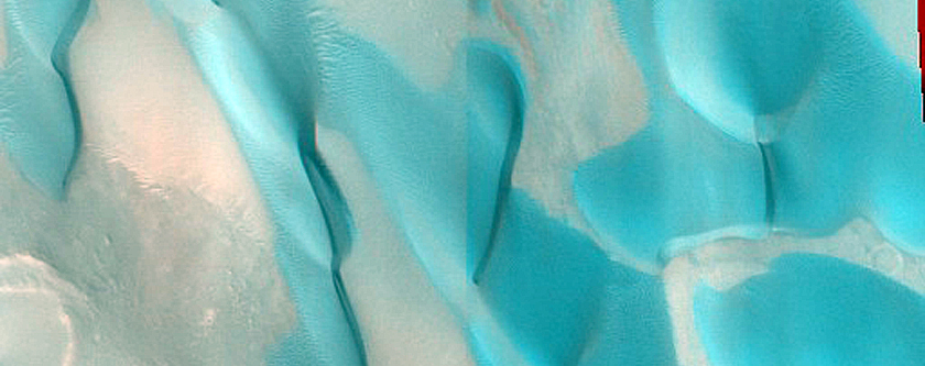 Dune Monitoring in Bamberg Crater