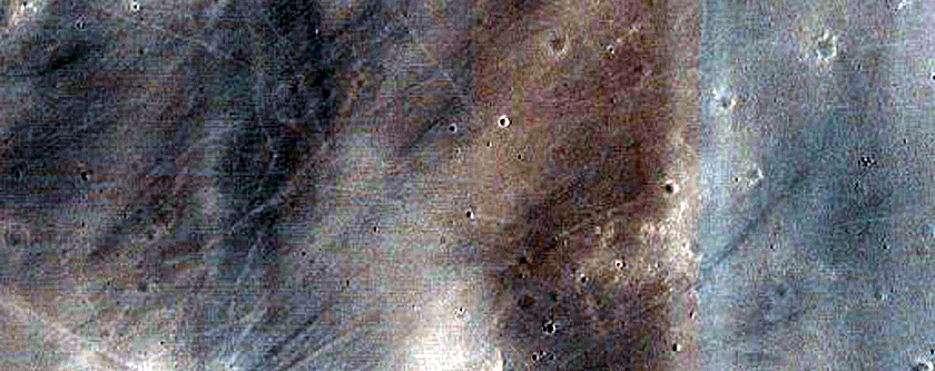 Terrain Northwest of Dawes Crater