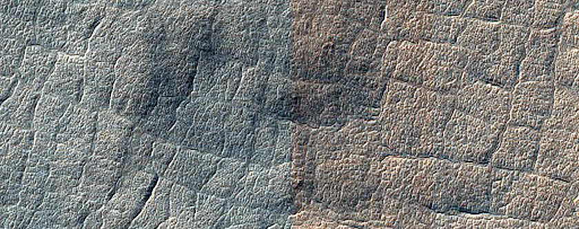 Area in Image DAS 08079893 Repeatedly Monitored by Mariner 9