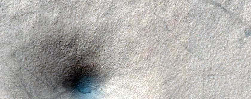 High-Latitude Crater