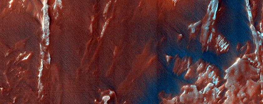 Fan in Southern Low Latitude Crater
