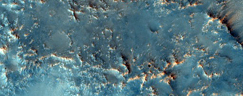 Cratered Terrain North of Syrtis Major