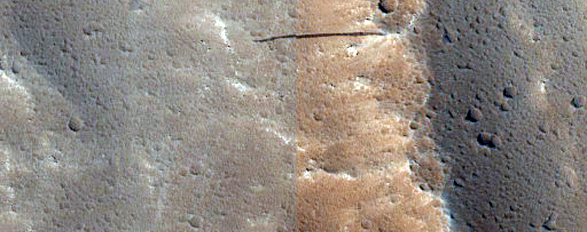 Pedestal Crater near Fesenkov Crater