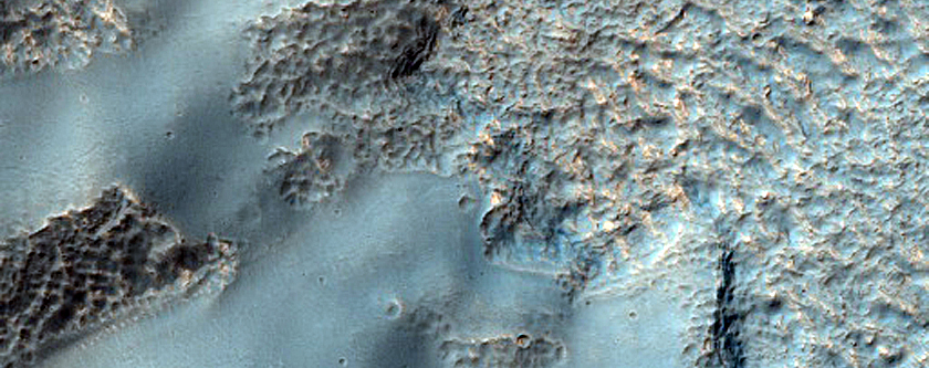 Possible Gullies in Southern Mid-Latitude Crater