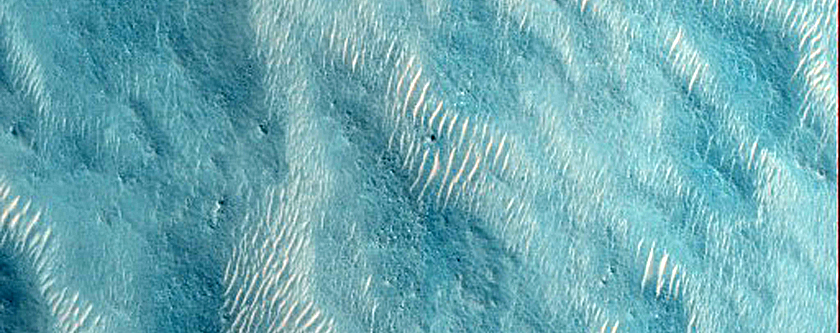 Channels in Ejecta in Deuteronilus Mensae