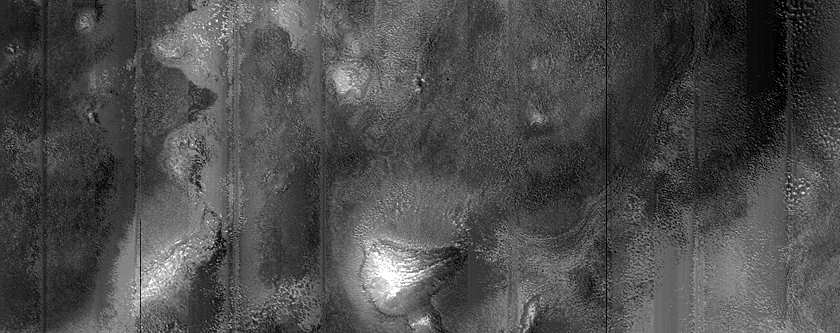 Geologic Contact in Knob in Acidalia Mensae