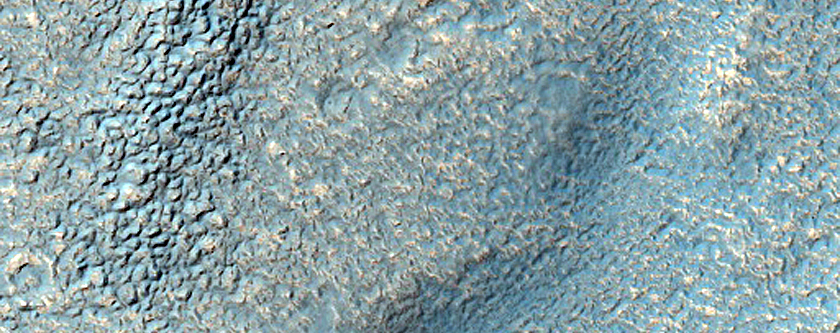 Channels in Warrego Valles