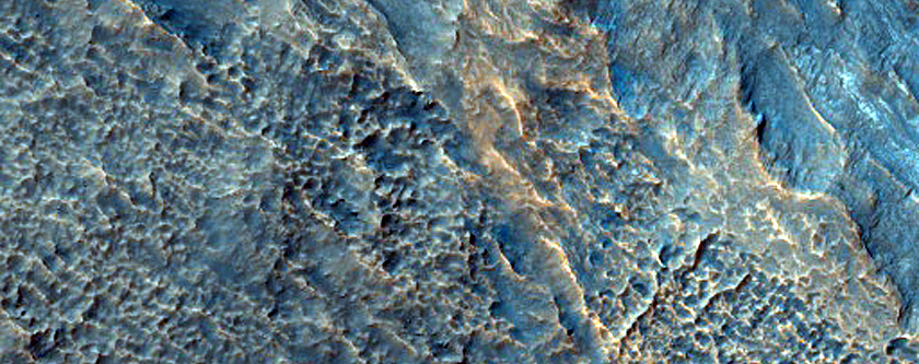 Gullied Crater Rim