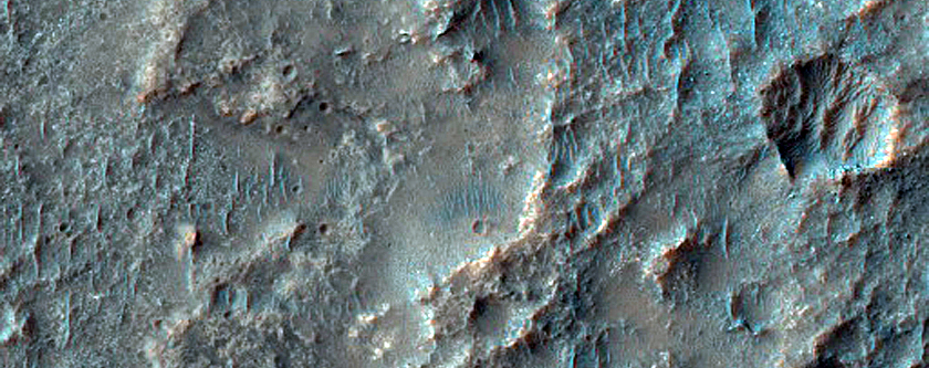 Inverted Channel in Noachis Terra