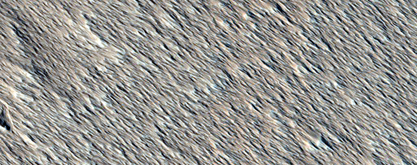 Terrain near Amazonis Mensa and Gordii Dorsum