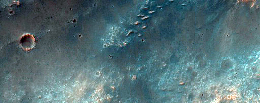 Channels South of Huygens Crater