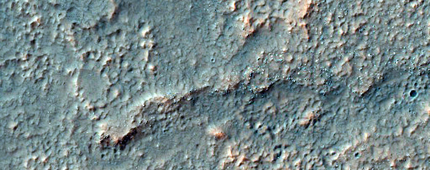 Inverted Channel in Noachis Terra