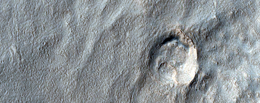 Channel in Promethei Terra
