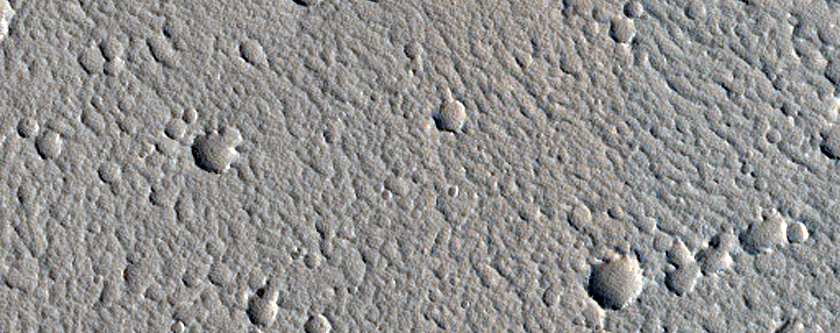 Plains Northeast of Tharsis Tholus