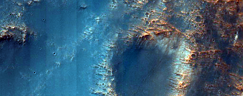 Valleys near Huygens Crater