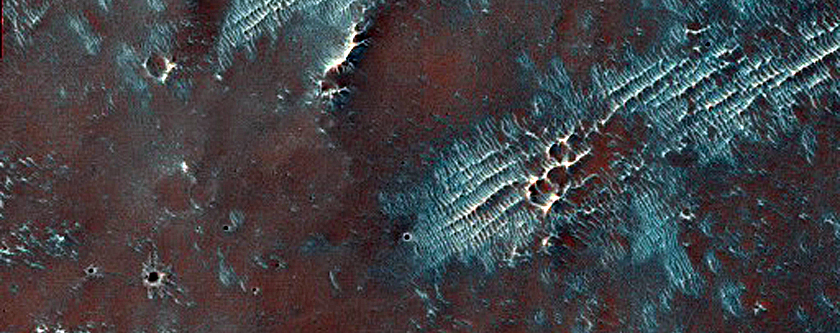 Possible Olivine-Rich Crater Floor in Sinus Sabaeus