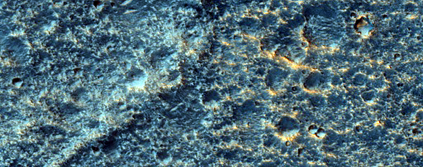 Dark Material in West Arabia Terra