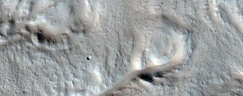 Glacier-Like Form Terminus into Valley Fill