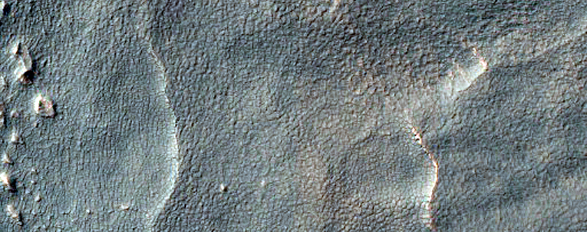 Concentric Crater Fill in Northeast Hellas Region
