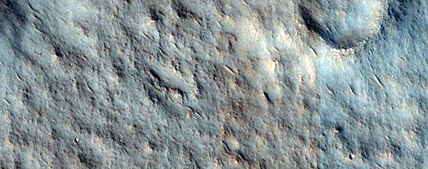 Landforms in Utopia Planitia