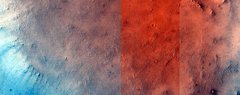 Channel in Crater Wall in Southern Low-Latitudes
