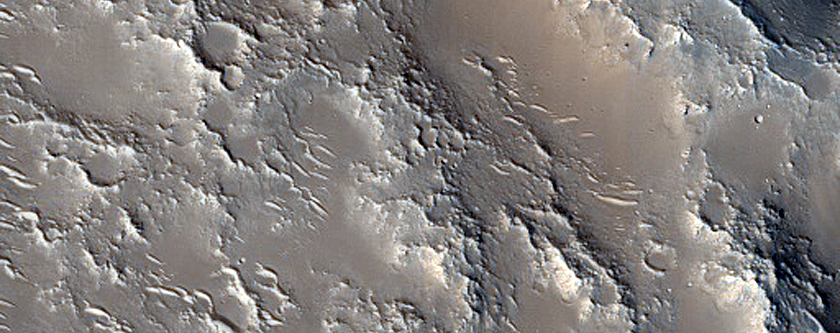 Hummocky Materials in Granicus Valles